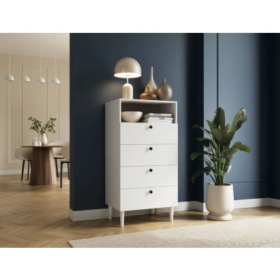 Obrázek Komoda Dullum 60 Materiál / Dekor: Biały, Orientace: Nepoužije se