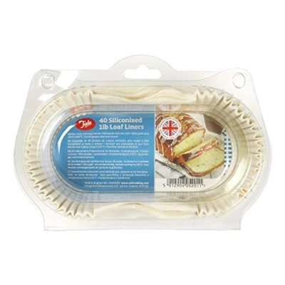 Obrázek Tala Siliconised Loaf Liners, Paper, Cream, 1LB