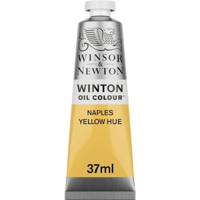 Obrázek Winsor &amp; Newton 1414422 Winton, feine hochwertige Ölfarbe 37ml Tube mit gleichmäßiger Konsistenz, Lichtbeständig, hohe Deckkraft, Reich an Farbpigmenten Neapel Gelb Farbton