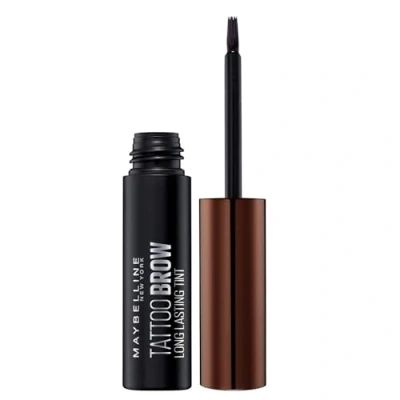 Obrázek Maybelline Tattoo Brow, barva na obočí č.3 Dark Brown, moderní obočí, která vydrží až po dobu 3 dnů, speciální Peel Off receptura pro snadné použití 4,6 g