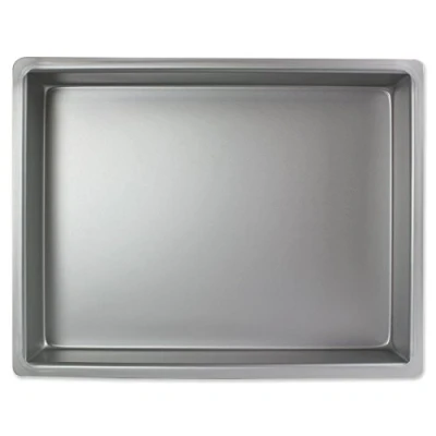 Obrázek PME Podlouhlá hliníková pečicí forma 304 x 406 102 mm, 30 40 10 cm, stříbrná