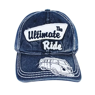 Obrázek BRISA VW Collection Volkswagen Baseball Cap Military Kappe Mütze Cappy Čepice s motivem T1 Bulli Bus (Ultimate Ride/modrá)