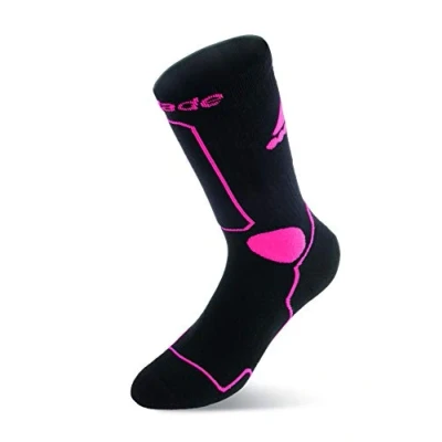Obrázek Rollerblade SKATE SOCKS W, inline brusle ponožky pro dámy, sportovní ponožky, unisex, černá/růžová