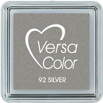 Obrázek Tsukineko VersaColor Stempelkissen Silber, Silver Klein Deckend, Wassbasis Wasserfest Embossing