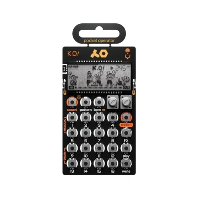 Obrázek Teenage Engineering PO 33 KO Pocket Operator Mini Sampler se 40 sekund Sample paměť a vestavěným mikrofonem