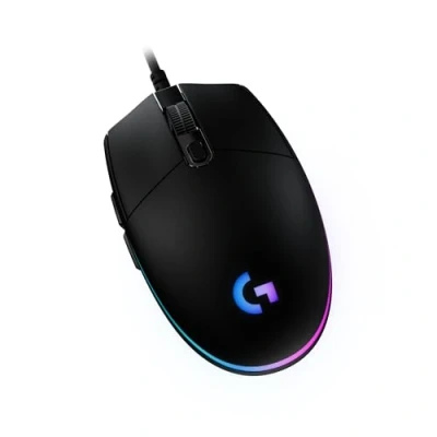 Obrázek Logitech G Herní myš 203 s přizpůsobitelným RGB osvětlením LIGHTSYNC, 6 programovatelných tlačítek, senzor vhodný pro hry, snímání 8 000 DPI, nízká hmotnost černá