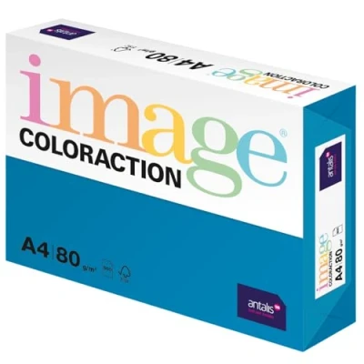 Obrázek Image Coloraction Stockholm barevný papír do kopírky DIN A4, 210 x 297 mm, 80 g/m² pestrý, bezdřevý tiskárny pro 500 listů tmavě modrý