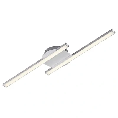 Obrázek Briloner Svítidla LED stropní svítidlo, lampa, 2 žárovky, x 6 W, teplé bílé světlo, 55,4 cm, barva hliníku