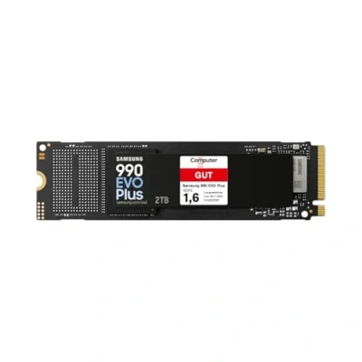 Obrázek Samsung 990 EVO Plus NVMe M.2 SSD 2 TB, PCIe 4.0 x4 / 5.0 x2, 2.0 (2280), 7 250 MB/s čtení, 6 300 zápis, interní pro hraní a zpracování grafiky, MZ V9S2T0BW