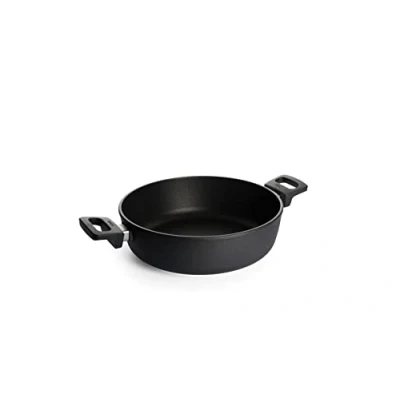 Obrázek Woll Hrnec Nowo Titanium indukční, Ø 28 cm, 8 cm vysoký, 4,5 litru, se 2 bočními rukojeťmi vhodný pro všechny typy sporáků