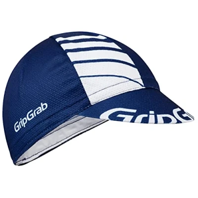 Obrázek GripGrab Lehká letní Cycling Cap UV ochrana jízdní kolo spodní helma čepice retro cyklistický sport Mesh proti mouchám na kolo, Námořnická modrá / bílá