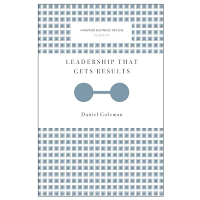 Obrázek Leadership That Gets Results (Harvard Business Review Classics)