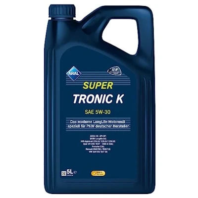 Obrázek Aral SuperTronic K 5W 30 motorový olej, 5L