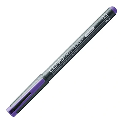 Obrázek COPIC Multiliner 0,3 mm, levandule, fineliner s jemnou špičkou a voděodolným pigmentovým inkoustem