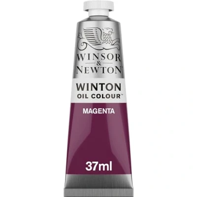 Obrázek Winsor &amp; Newton 1414380 Winton, jemná kvalitní olejová barva 37ml tuba s rovnoměrnou konzistencí, odolná vůči světlu, vysoká krycí síla, bohatá na barevné pigmenty purpurová