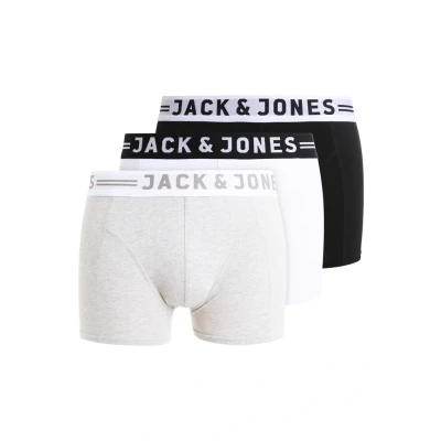 Obrázek JACK &amp; JONES Male Trunks 7dílné balení Trunks, Šedá, M