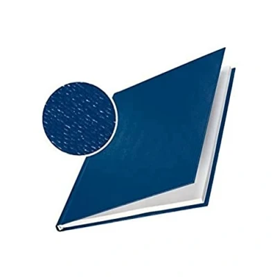 Obrázek Leitz 73930035 desky na knihu impressBIND, Hard Cover, A4, 14 mm, 10 kusů, modrá
