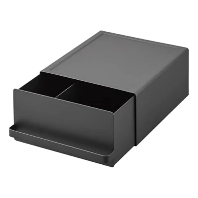 Obrázek Yamazaki 2019 TOWER zásuvka na pracovní desku, černá, ocel/polypropylen/magnet, minimalistický design