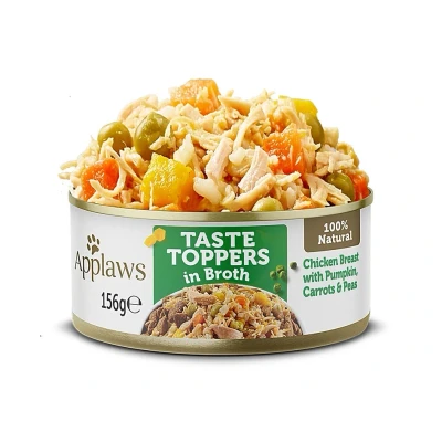 Obrázek Konzerva APPLAWS Dog Taste Toppers Broth kuře se zeleninou 156g