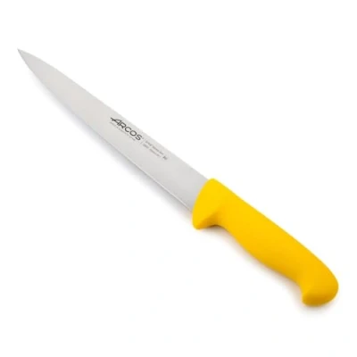 Obrázek Arcos Serie 2900 porcovací nůž čepele Nitrum Litinový 250 mm rukojeť Polypropylen Barva Žlutá