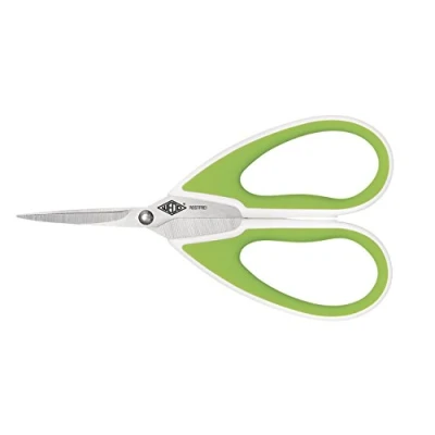 Obrázek Wedo 9754060 univerzální nůžky pro kutily Comfortline, nerezová ocel, 15 cm, špičaté nůžkové listy, se speciálním brusem, měkká rukojeť) jablkově zelená/bílá