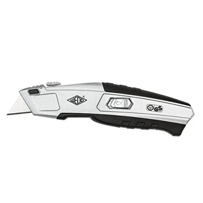 Obrázek Wedo 78847 Cutter Auto Load (3stupňový posuv 7 mm, 15 25 z kovu, také pro leváky, testováno TÜV/GS, vč. 5 čepelí) stříbrná/černá