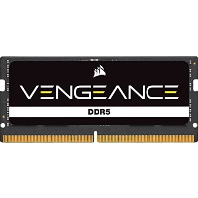 Obrázek Corsair VENGEANCE SODIMM DDR5 RAM 16GB (1x16GB) 4800MHz CL40 Intel XMP iCUE kompatibilní počítačová paměť černá (CMSX16GX5M1A4800C40)
