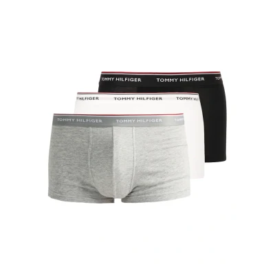 Obrázek Tommy Hilfiger Premium Essential LOW RISE HIP Trunk 3 PACK Boxerky, Muži, Velikost: Small, Grey
