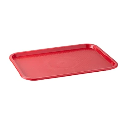 Obrázek APS podnos pro rychlé občerstvení, nerozbitný servírovací vhodný do myčky, Made in Germany, 41 x 30,5 cm, výška 2 červený