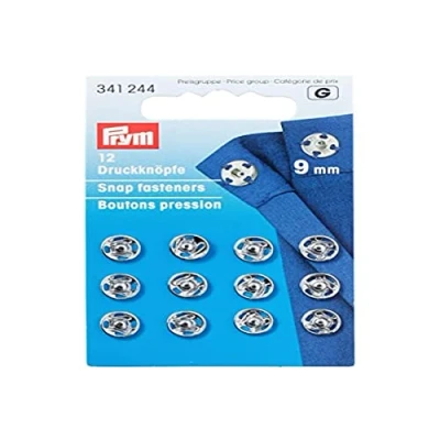 Obrázek Prym Snap Fasteners, Brass, stříbrná, 34124 9 mm
