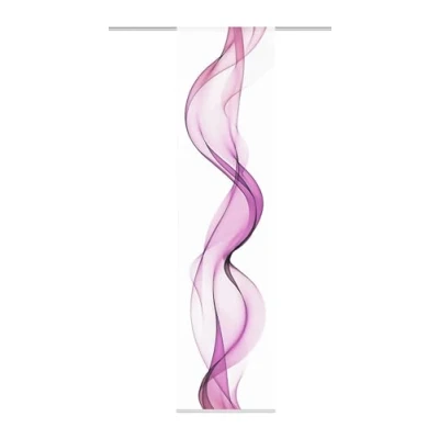 Obrázek Home fashion Edmonton posuvný závěs, polyester, šedá, 245 x 60 cm