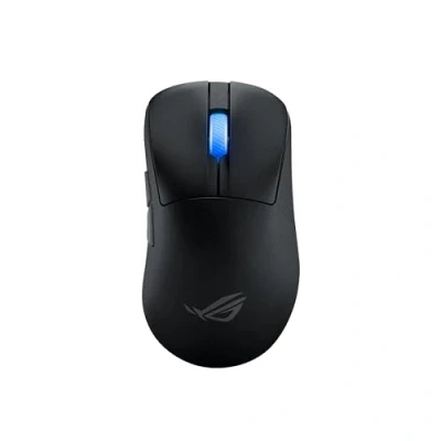 Obrázek ASUS Herní myš ROG Keris II Ace Wireless AimPoint Black (ergonomická, optický senzor Pro, 42 000 DPI, Optical Micro Switches, USB, Bluetooth, 2,4 GHz HF SpeedNova, černá)