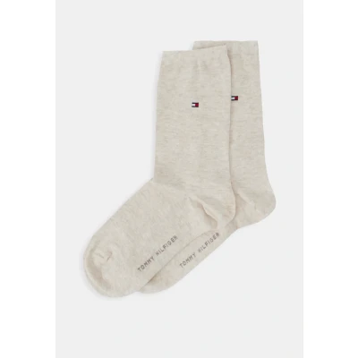 Obrázek Tommy Hilfiger Women Casual 2 PACK Ponožky, Ženy, Velikost: 35 38, Light beige melange