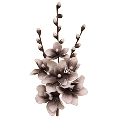 Obrázek Flair Flower Měkké uspořádání magnólie, plast, hnědá/bílá, 67 x 26 20 cm
