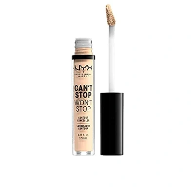 Obrázek NYX Professional Makeup Can&#039;t Stop Won&#039;t Contour Concealer voděodolný tekutý krycí tužka, kašírování &amp; Highlighten, 3,5 ml, CSWSC01 Pale
