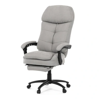 Obrázek Kancelářské křeslo, světle šedá látka, synchronní mechanismus, podnožka KA F1251 SIL2