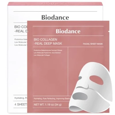 Obrázek Biodance Bio kolagen Real Deep Mask (4 x 34 g) 136 g