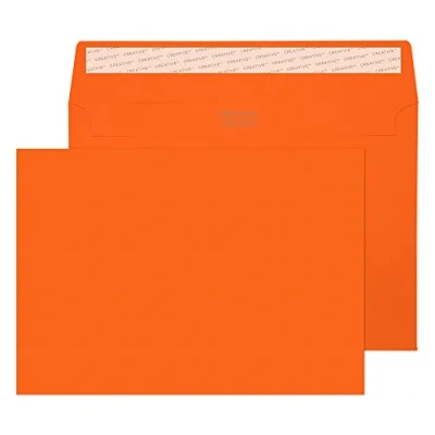 Obrázek Blake Envelopes Creative Colour 305 dopisní obálky lepicí oranžové C5 162 x 229 mm 120 g/m² 500 kusů