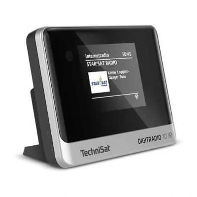 Obrázek TechniSat DIGITRADIO 10 IR adaptér pro internetové rádio a DAB+/UKW s WLAN, Bluetooth, barevný displej dálkové ovládání, funkce budíku, ideální HiFi systém upgrade