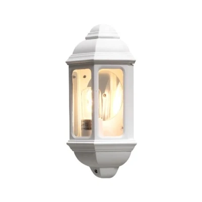Obrázek Konstsmide Cagliari 7011 250 nástěnné svítidlo / B: 18 cm H: 10 V: 36 1 x 100 W IP43 lakovaný hliník matná bílá, velikost