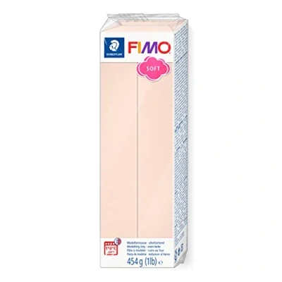 Obrázek měkká modelovací hmota Staedtler FIMO v peci. Velký blok 465 g (1 lb). Barva: světle růžová