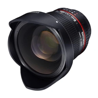 Obrázek Samyang 8/3,5 objektiv Fisheye II DSLR Nikon F AE manuální zaostřování automatické clonový kroužek fotoobjektiv, super širokoúhlý černý