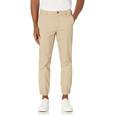 Obrázek Amazon Essentials Pánské Chino kalhoty na jogging s úzkým střihem, khaki, XS