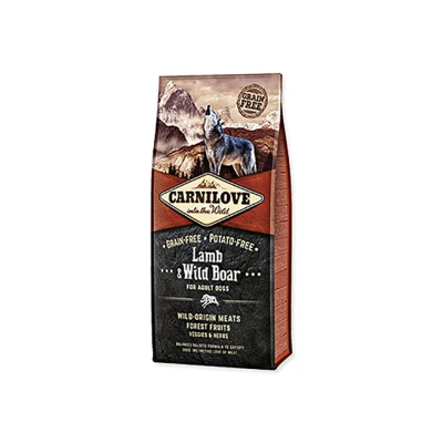 Obrázek CARNILOVE Dog Lamb &amp; Wild Boar for Adult Dogs 12kg