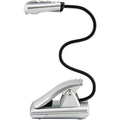 Obrázek Wedo 2541054 lampa na čtení a noty LED (s bateriemi) stříbrná