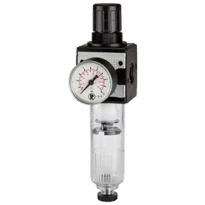 Obrázek RIEGLER 100470 C 11 K 10 HA Filterregler »multifix«, PC Behälter, BG 1, G 1/4, 0,5 bar, HA, 1Stk