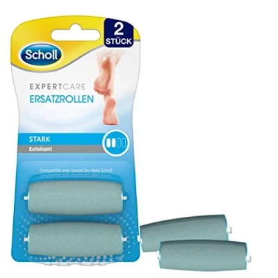 Obrázek Scholl Expert Care Wet &amp; Dry náhradní role silné náplň pro elektrický odstraňovač zrohovatělé kůže od s mořskými minerály 2