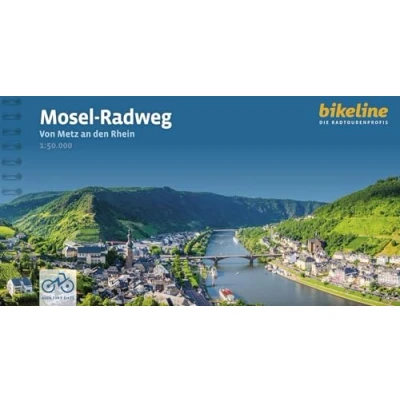 Obrázek Mosel Radweg: Von Metz an den Rhein, 1:50.000, 307 km, GPS Tracks Download, LiveUpdate (Bikeline Radtourenbücher)