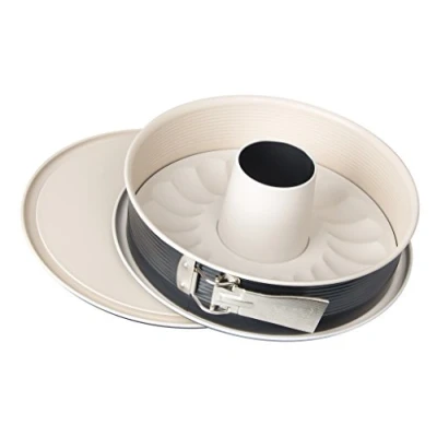 Obrázek Zenker 7813 Pečicí forma Crème Noir se 2 policemi, průměr 29 cm, nerezová ocel, šedá / béžová, 28 x 7 antracitová krémová