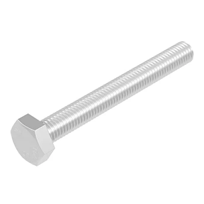 Obrázek SECCARO Šestihranný šroub M6 x 50 mm, ušlechtilá ocel V2A VA A2, DIN 933 / ISO 4017, vnější šestihran, 20 kusů